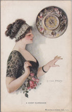 Load image into Gallery viewer, Glamour Postcard - Artist T.Earl Christy, A Sweet Surrender  SW9803
