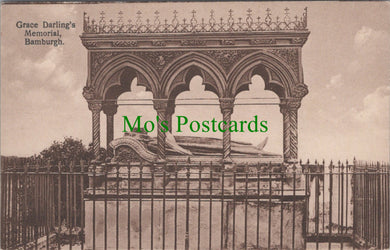 Northumberland Postcard - Bamburgh, Grace Darling's Memorial   DC1246