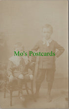 Load image into Gallery viewer, Ancestors Postcard - Two Smartly Dressed Boys SW11852
