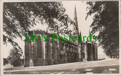 Staffordshire Postcard - Lichfield Cathedral From The North East  SW11900