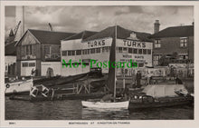 Load image into Gallery viewer, London Postcard - Boathouses at Kingston-On-Thames  RT2444