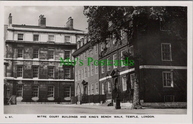 London Postcard - Mitre Court Buildings, Temple   RT2459