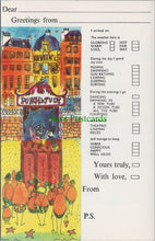 Load image into Gallery viewer, Holiday Message Postcard - Punch & Judy at The Beach SW13404