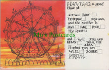 Load image into Gallery viewer, Holiday Message Postcard - Ferris wheel, Amusement Ride SW13407