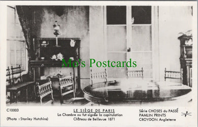 France Postcard - Siege of Paris, La Chambre Ou Fut Signee  SW13525