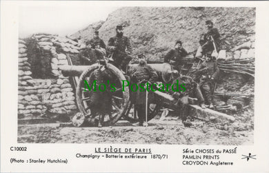 France Postcard - Siege of Paris, Champigny, Batterie Exterieure SW13533