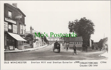 Hampshire Postcard - Old Winchester, Station Hill   SW13538
