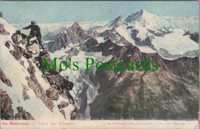 Switzerland Postcard - Moutaineering Am Matterhorn SW11986