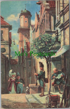 Load image into Gallery viewer, Germany Postcard - Munich, "He Comes", Karl Spitzweg SW12039