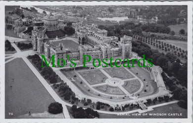 Berkshire Postcard - Aerial View of Windsor Castle  SW12045