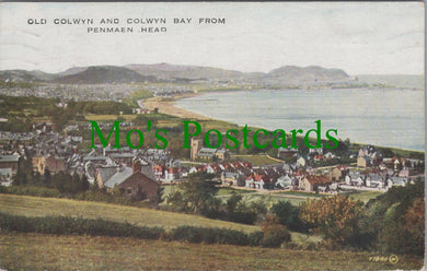 Wales Postcard - Old Colwyn and Colwyn Bay From Penmaen Head SW12088