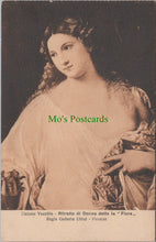Load image into Gallery viewer, Art Postcard - Tiziano Vecellio, Ritratto Di Donna Detto La "Flora" SW12734