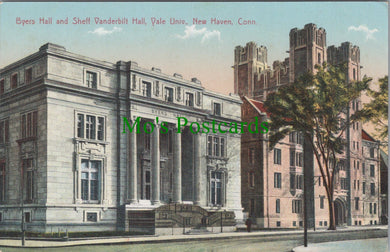 America Postcard - Byers Hall, Yale University, New Haven SW11188