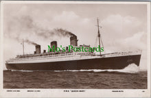 Load image into Gallery viewer, Shipping Postcard - R.M.S."Queen Mary, Ocean Liner  SW11207