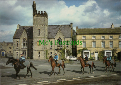 Yorkshire Postcard - Middleham, Racehorses Passing Through SW12782