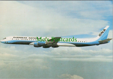 Aviation Postcard - Overseas National Douglas DC.8-71 Aeroplane SW12802