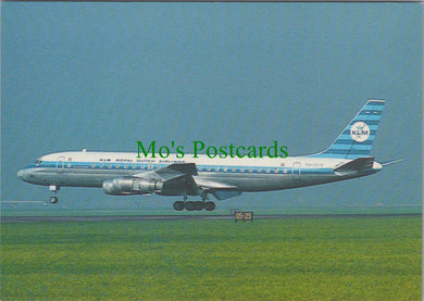 Aviation Postcard - KLM Royal Dutch Airlines Douglas DC-8-53 Aeroplane SW12808