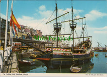 Load image into Gallery viewer, Devon Postcard - The Golden Hind, Brixham   SW12869