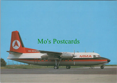 Aviation Postcard - MacRobertson Miller Airlines Fokker F27 Aeroplane SW12880