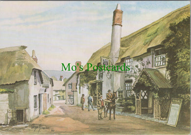 Somerset Postcard - The Ship Inn, Porlock c1905 - SW12892