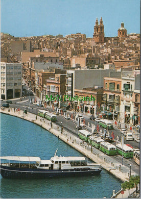 Malta Postcard - The Strand, Sliema   SW11343