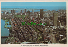 Load image into Gallery viewer, America Postcard - Aerial View of Boston, Massachusetts  SW11434