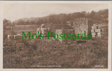 Northumberland Postcard - Hadrian's Wall, West Gateway, Borcovicus  SW12360