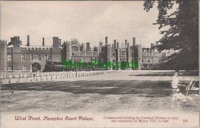 Middlesex Postcard - Hampton Court Palace, West Front DC2453