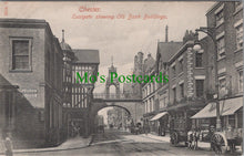 Load image into Gallery viewer, Cheshire Postcard - Chester, Eastgate Showing Old Bank Buildings SW12989