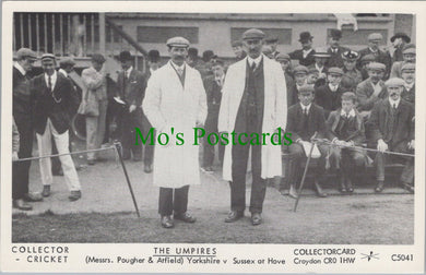 Sport Postcard - Cricket, The Umpires Pougher & Atfield SW11700