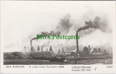 Staffordshire Postcard - Old Burslem, A View From Tunstall c1910 - SW11706