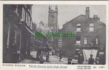 Load image into Gallery viewer, Lancashire Postcard - Bygone Oldham, The High Street  SW11709