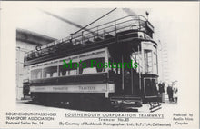 Load image into Gallery viewer, Dorset Postcard - Bournemouth Corporation Tramways Tramcar No 85 - SW11689
