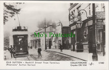 Load image into Gallery viewer, London Postcard - Old Sutton, Benhill Street Tram Terminus  SW14549