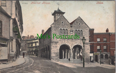 Herefordshire Postcard - Ross-on-Wye Market House  SW13570