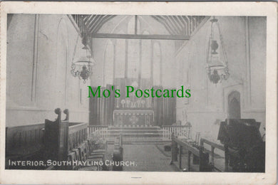 Hampshire Postcard - South Hayling Church Interior  DC1112