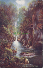 Load image into Gallery viewer, Wales Postcard - Artist View of Fairy Glen, Betws-Y-Coed DC992
