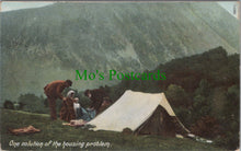Load image into Gallery viewer, Camping Postcard - One Solution of The Housing Problem DC1018
