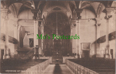 Oxfordshire Postcard - Banbury Church Interior  DC1057