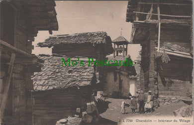 Switzerland Postcard - Chandolin, Interieur Du Village SW13137