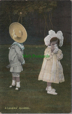 Children Postcard - Two Cute Kids. A Lovers' Quarrel  SW13052