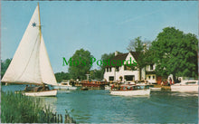 Load image into Gallery viewer, Norfolk Postcard - Norfolk Broads, Ferry Inn, Horning SW11525