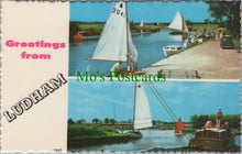 Load image into Gallery viewer, Norfolk Postcard - Greetings From Ludham SW11516