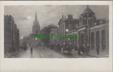 Oxfordshire Postcard - High Street, Oxford. Artist Keene   SW12697