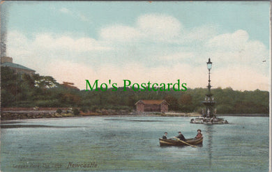Northumberland Postcard - Newcastle, Leazes Park, The Lake  DC1551