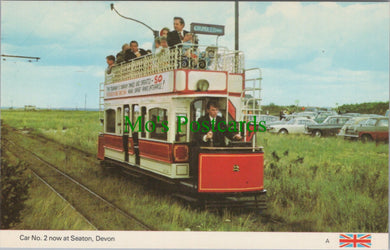 Devon Postcard - Tram Car No 2 Now at Seaton  SW13178