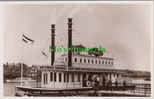 Load image into Gallery viewer, London Postcard - Battersea, The Showboat, Festival Pleasure Gardens SW13189