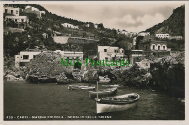 Italy Postcard - Capri, Marina Piccola, Scoglio Delle Sirene  SW13197