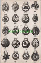 Load image into Gallery viewer, Equine Postcard - Selection of Horse Brasses HP201
