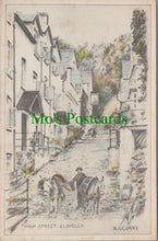 Load image into Gallery viewer, Devon Postcard - High Street, Clovelly, Artist N.G.Curry HP209